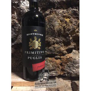 Rượu Vang Ý Montecore Primitivo I.G.P uống ngon bn1